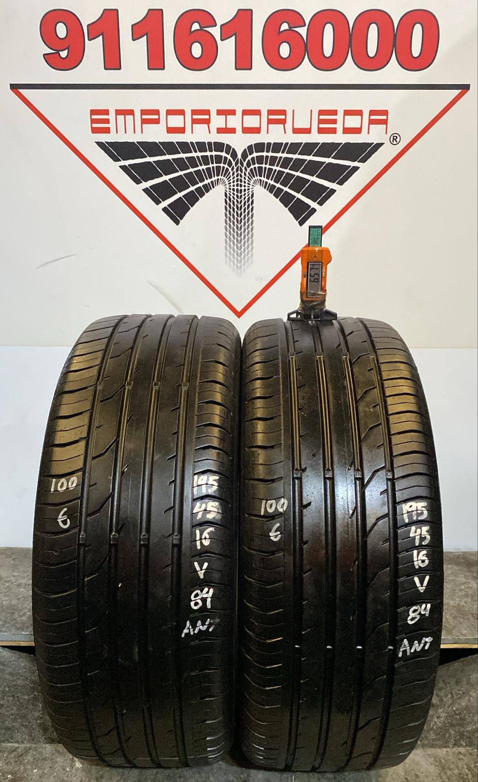 CONTINENTAL CONTIPREMIUMCONTACT 2 USADO  195/45 R16 84 V